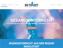 Tablet Screenshot of intakt-musikunterricht.de